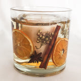 Festive Orange and Spices Soy Wax Scented Candle (Large)