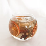 Festive Orange and Spices Soy Wax Scented Candle Bowl