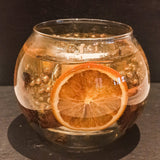 Festive Orange and Spices Soy Wax Scented Candle Bowl