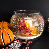 Sparkling Cranberry Soy Wax Scented Candle Bowl
