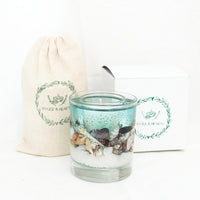 Blue Sea Soy and Gel Wax Ocean Botanical Candle