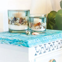 Blue Sea Soy and Gel Wax Ocean Botanical Candle
