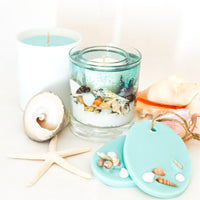 Blue Sea Soy and Gel Wax Ocean Botanical Candle