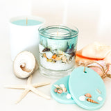 Blue Sea Soy and Gel Wax Ocean Botanical Candle