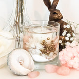 Pink Champagne Soy and Gel Wax Botanical Candle