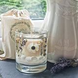 Daisy & Lavender Soy and Gel Wax Botanical Candle