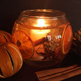 Winter Glow Luxury Refillable Botanical Candle Bowl