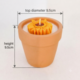 Hygge Flower Pot Candle