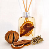 Winter Glow Luxury Refillable Botanical Christmas Reed Diffuser (200ml)