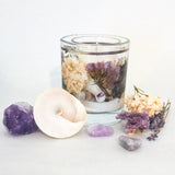 Lavender Soy and Gel Wax Botanical Candle