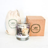 Lavender Soy and Gel Wax Botanical Candle