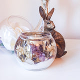 Lavender Soy and Gel Wax Botanical Candle (Bowl)