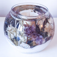 Lavender Soy and Gel Wax Botanical Candle (Bowl)