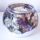 Lavender Soy and Gel Wax Botanical Candle (Bowl)