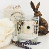 Daisy & Lavender Soy and Gel Wax Botanical Candle
