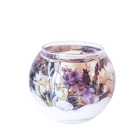 Lavender Soy and Gel Wax Botanical Candle (Bowl)