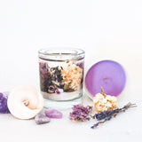 Lavender Soy and Gel Wax Botanical Candle