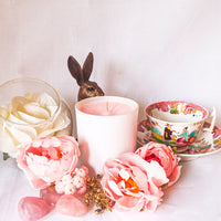 Pink Champagne Soy Wax Candle