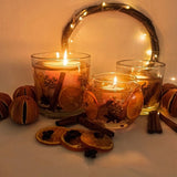 Winter Glow Luxury Refillable Botanical Candle Bowl
