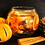 Winter Glow Luxury Refillable Botanical Candle Bowl