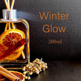 Winter Glow Luxury Refillable Botanical Christmas Reed Diffuser (200ml)