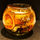 Winter Glow Luxury Refillable Botanical Candle Bowl