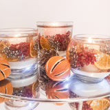 Sparkling Cranberry Soy Wax Scented Candle Bowl
