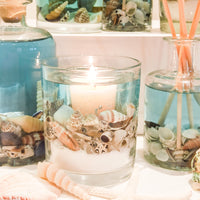 Blue Sea Soy and Gel Wax Ocean Botanical Candle